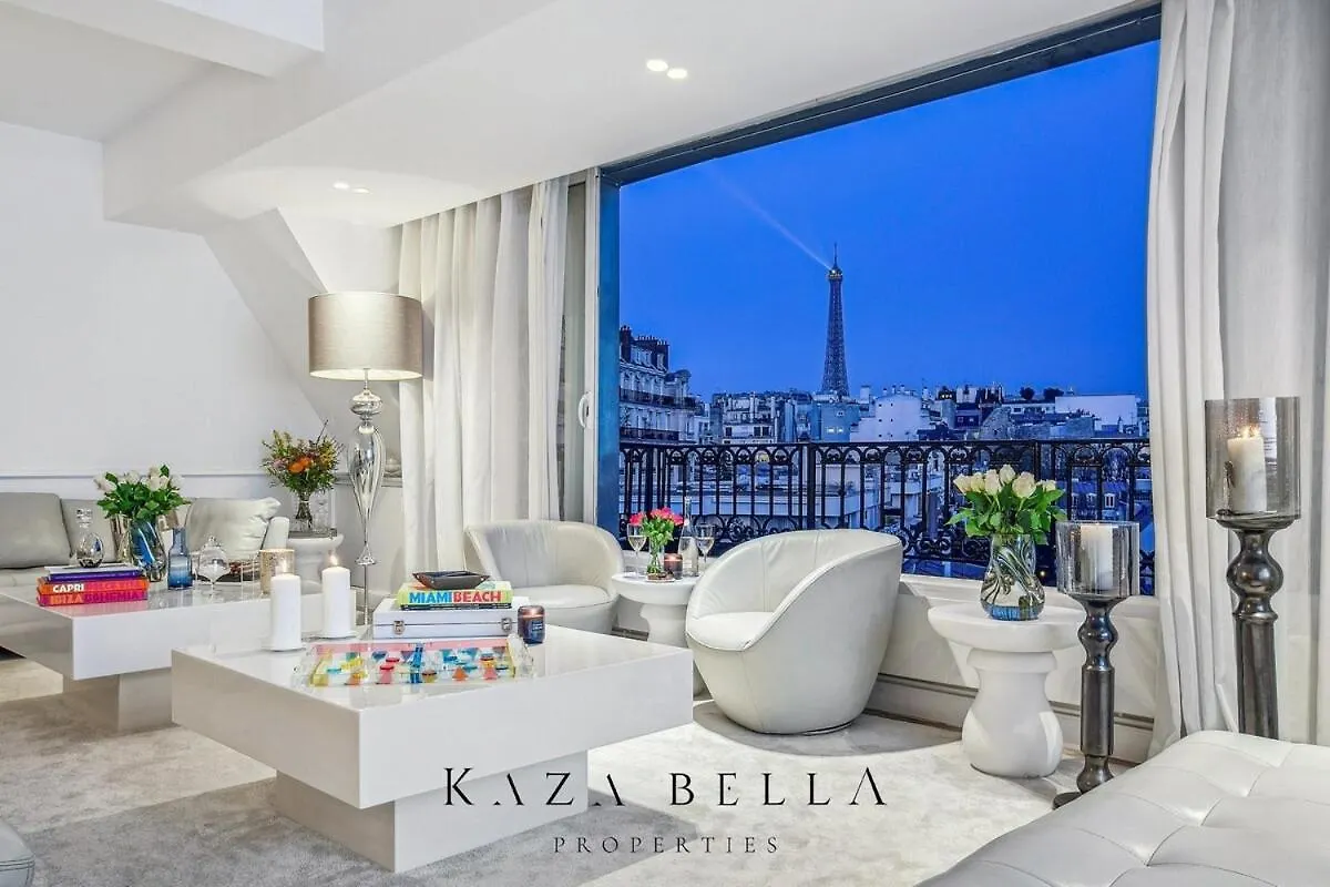 Kaza Bella - Trocadero, Amazing Eiffel Tower View Apartment Paris 0*,  France